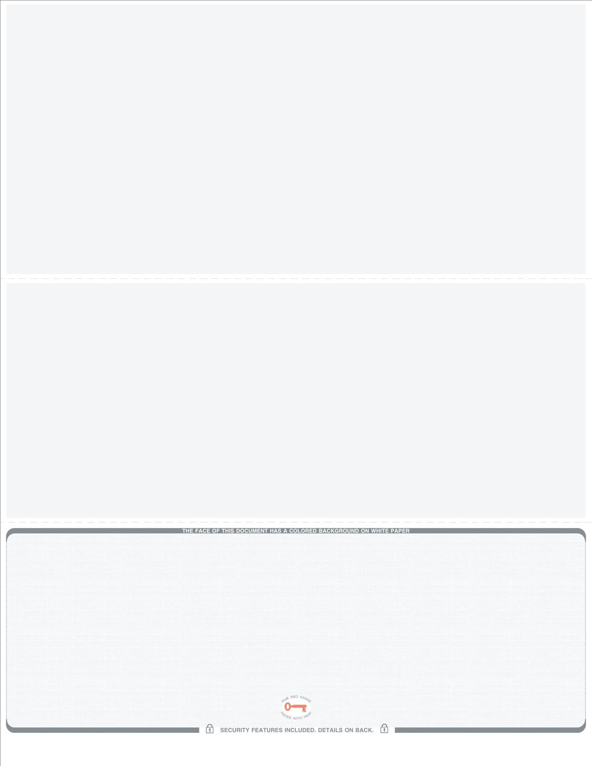 Bottom Check Stock Linen Blank Business Checks – Better Security