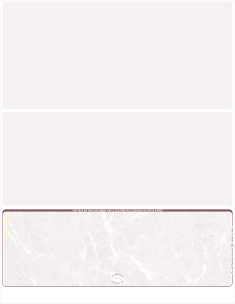 Marble Blank Business Checks Bottom - Choice Checks