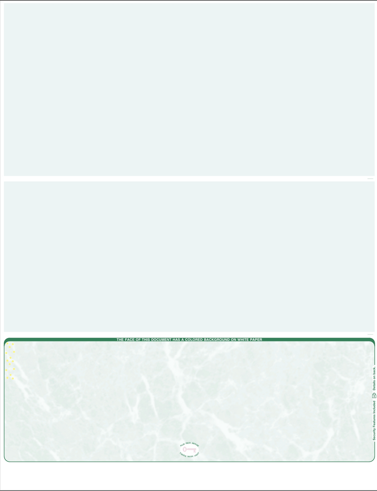 Marble Blank Business Checks Bottom - Choice Checks