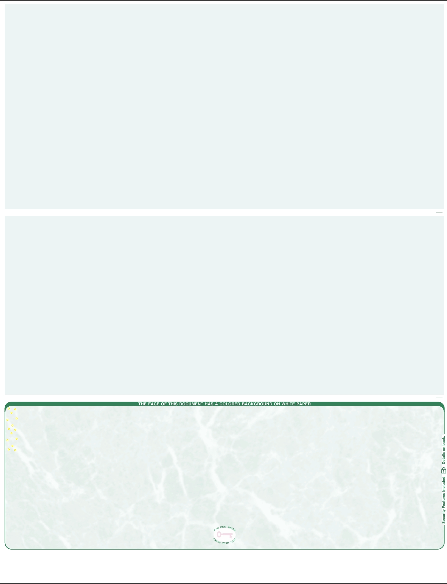 Marble Blank Business Checks Bottom - Choice Checks