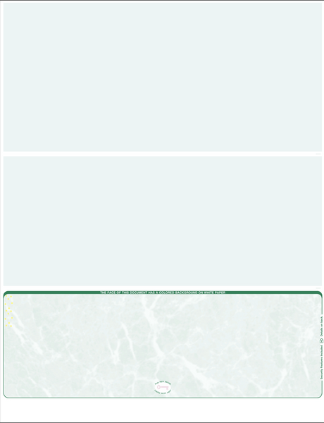 Marble Blank Business Checks Bottom - Choice Checks