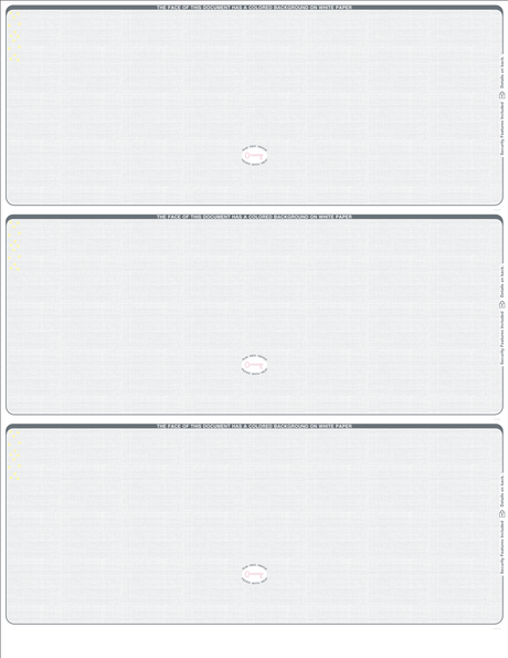Linen Blank Business Checks 3 on a page - Choice Checks