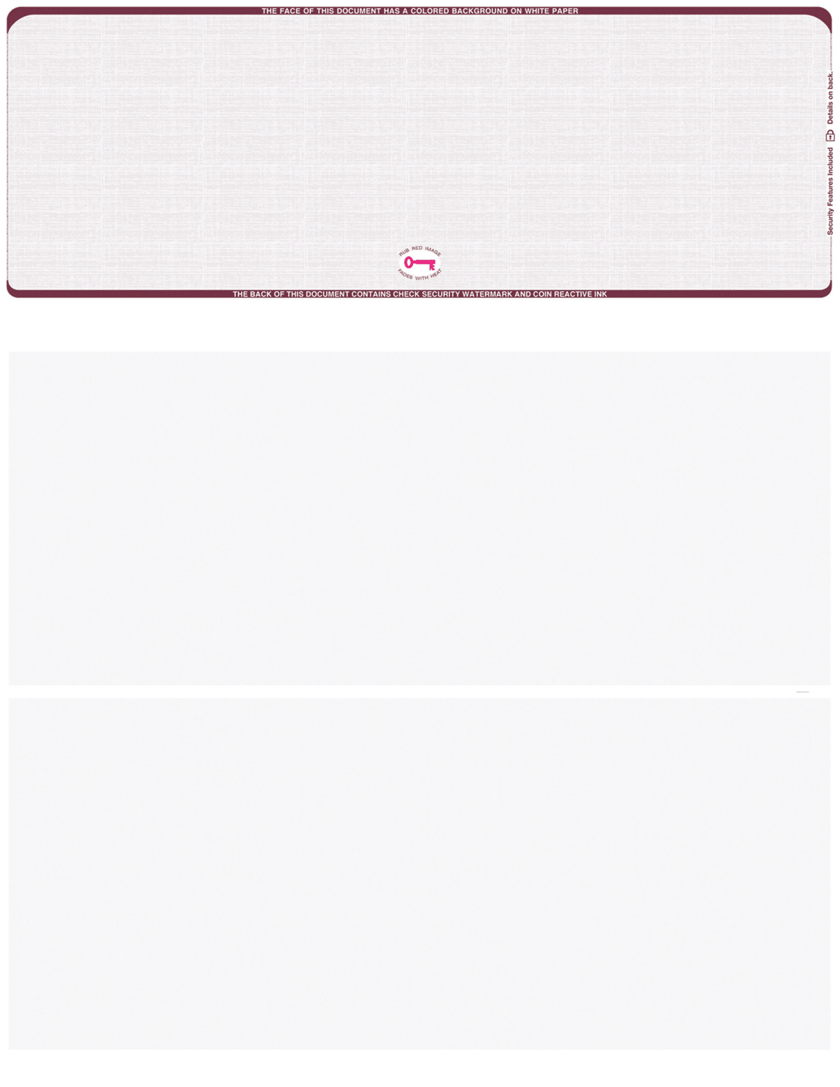 Top Check Stock Linen Blank Business Checks – Better Security