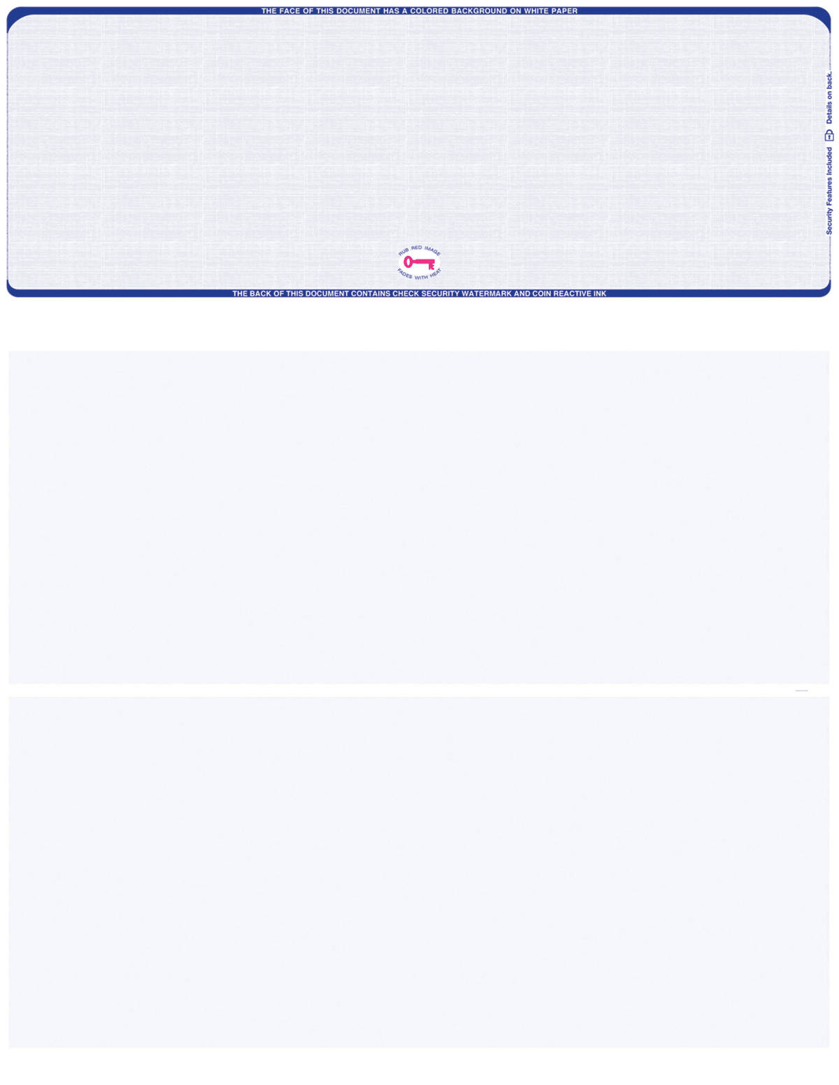 Top Check Stock Linen Blank Business Checks – Better Security