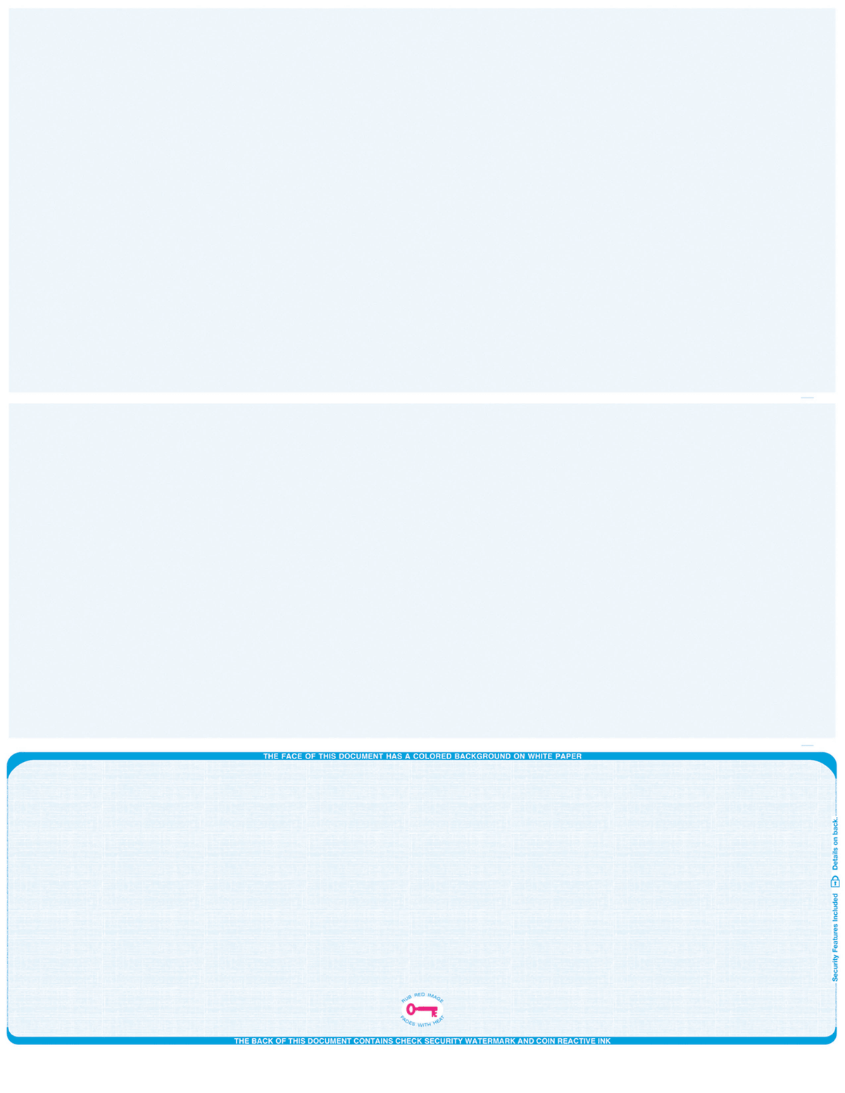 Bottom Check Stock Linen Blank Business Checks – Better Security