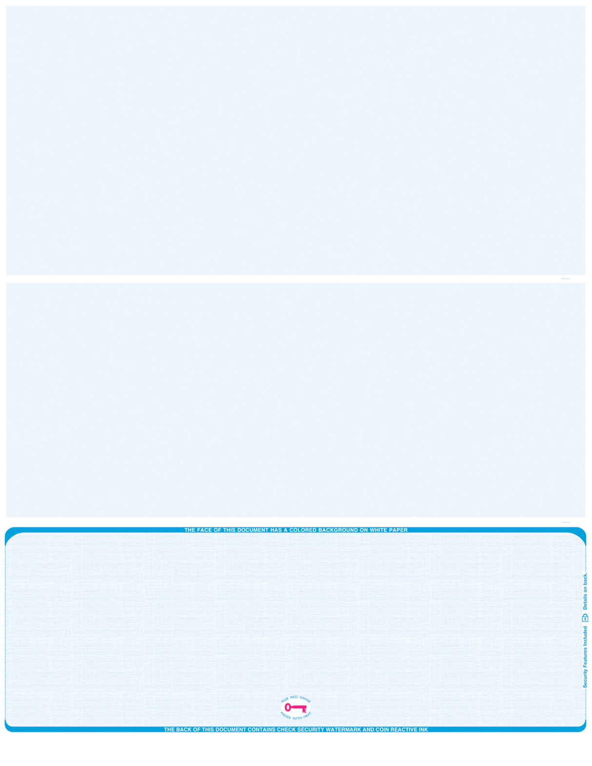 Bottom Check Stock Linen Blank Business Checks – Better Security