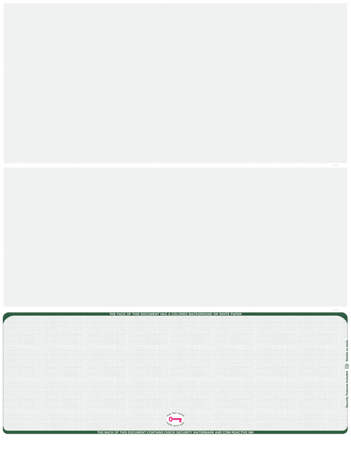 Bottom Check Stock Linen Blank Business Checks – Better Security