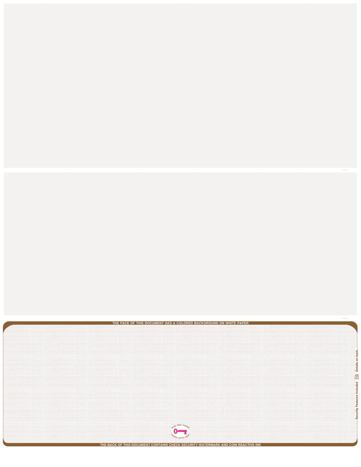 Bottom Check Stock Linen Blank Business Checks – Better Security