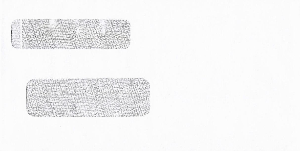 DBL WINDOW SIDE SEAM PLAIN 8-7/8 X 4-1/2 24# WH WOVE - Choice Checks