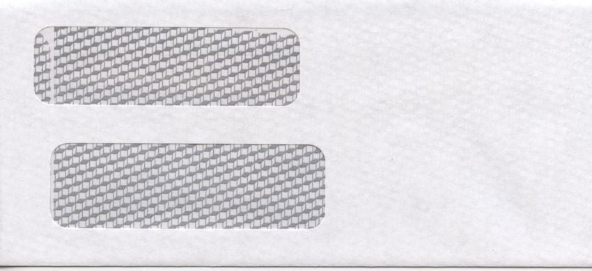 DBL WINDOW SIDESEAM LAIN 8-7/8 X 3-7/8 24# WH WOVE - Choice Checks