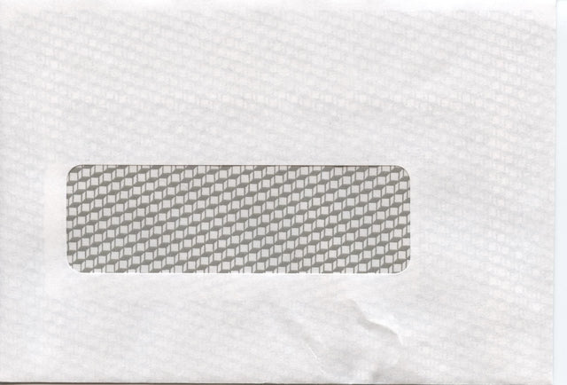 S-SEAL WIN ENV/PEGBD IMPRINT 6-1/2 X 4-1/2 24# WH WOVE/SAFEGUARD - Choice Checks