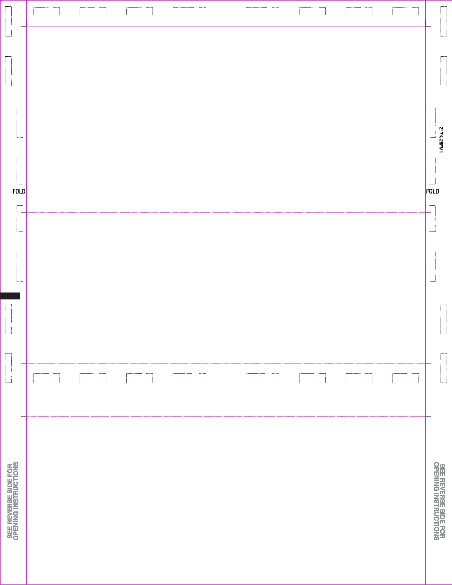 2 UP Z Fold, 17 x 11 Z FOLD - Choice Checks
