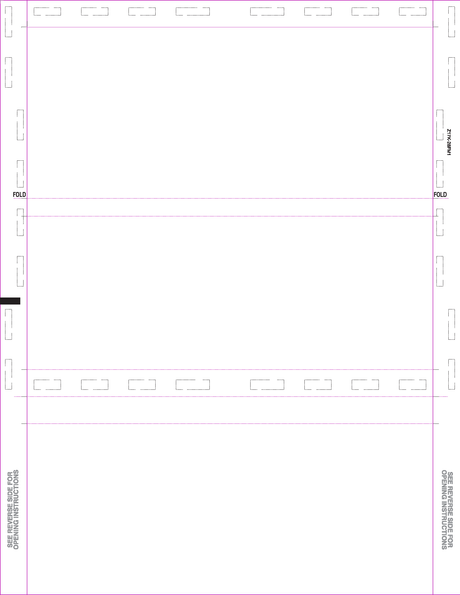 2 UP Z Fold, 17 x 11 Z FOLD - Choice Checks