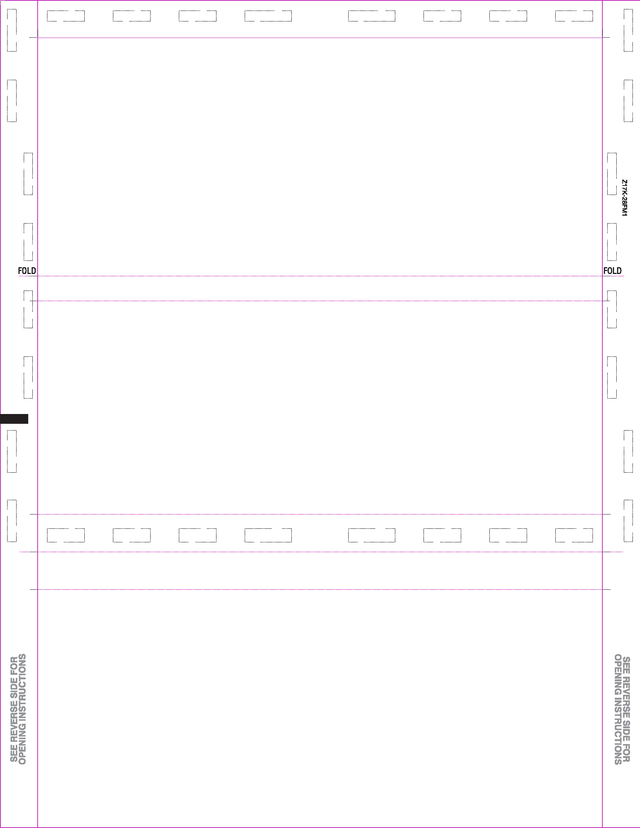 2 UP Z Fold, 17 x 11 Z FOLD - Choice Checks
