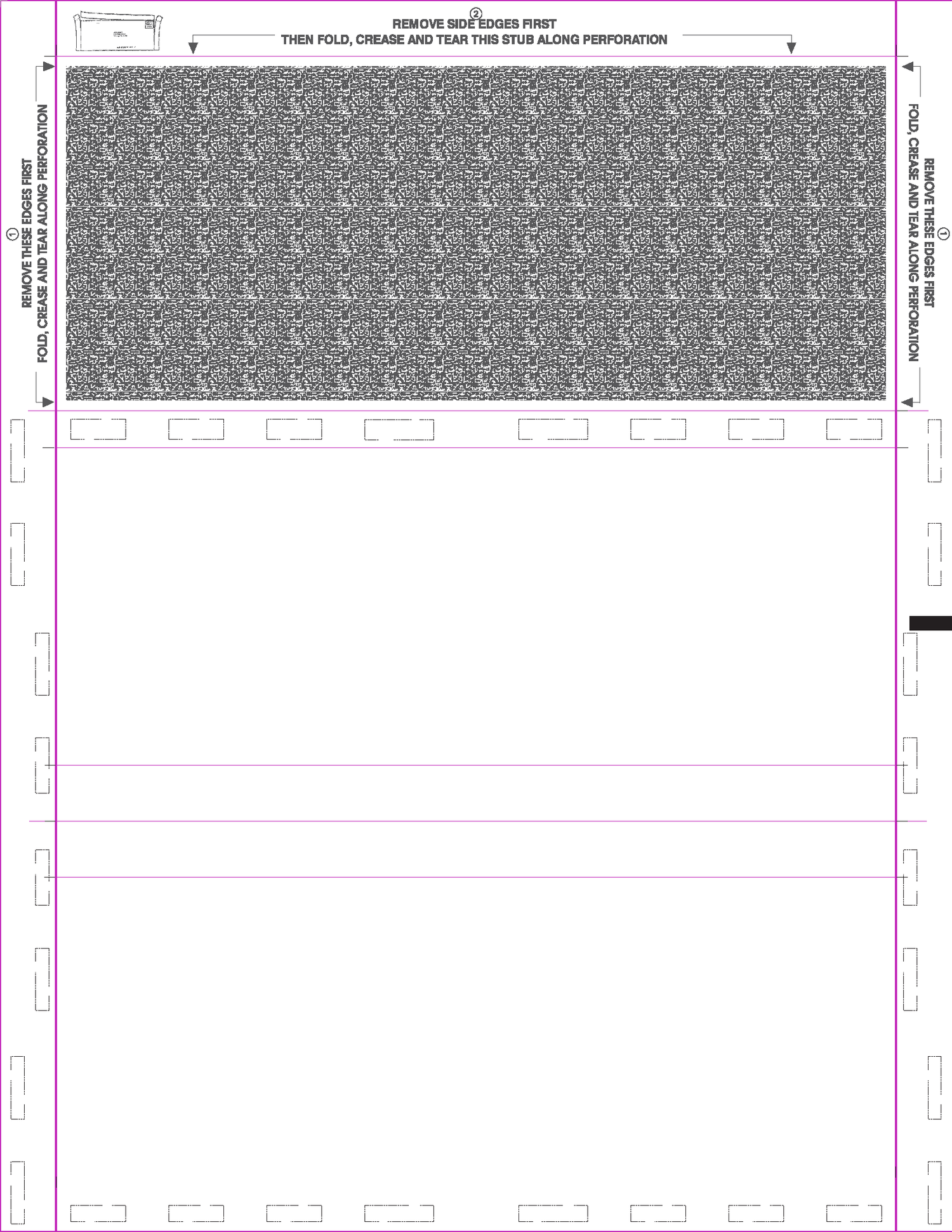2 UP Z Fold, 17 x 11 Z FOLD - Choice Checks
