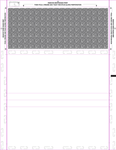 2 UP Z Fold, 17 x 11 Z FOLD - Choice Checks
