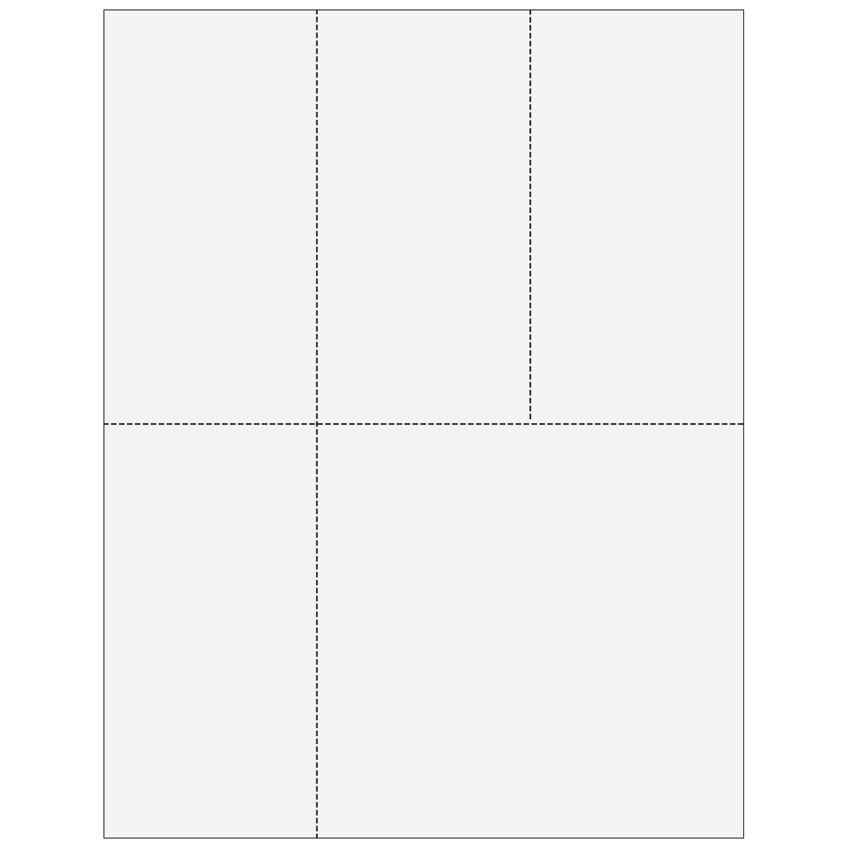 2026 Universal 4-Up Blank Laser Paper