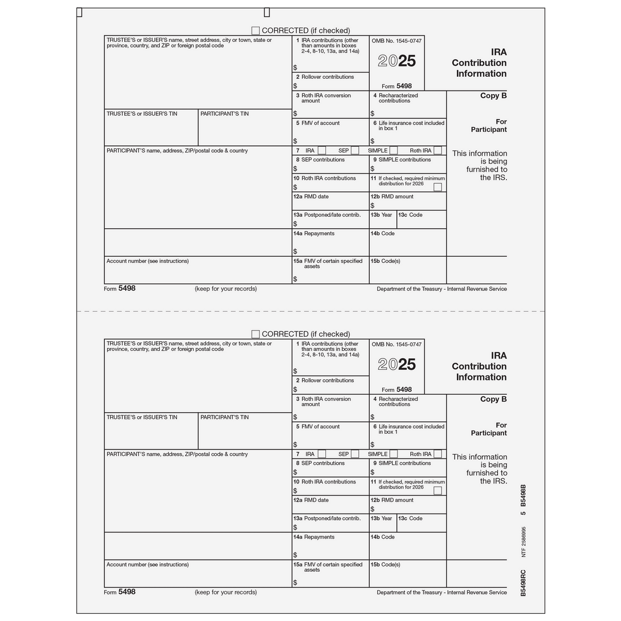 2026 5498 Participant Copy B