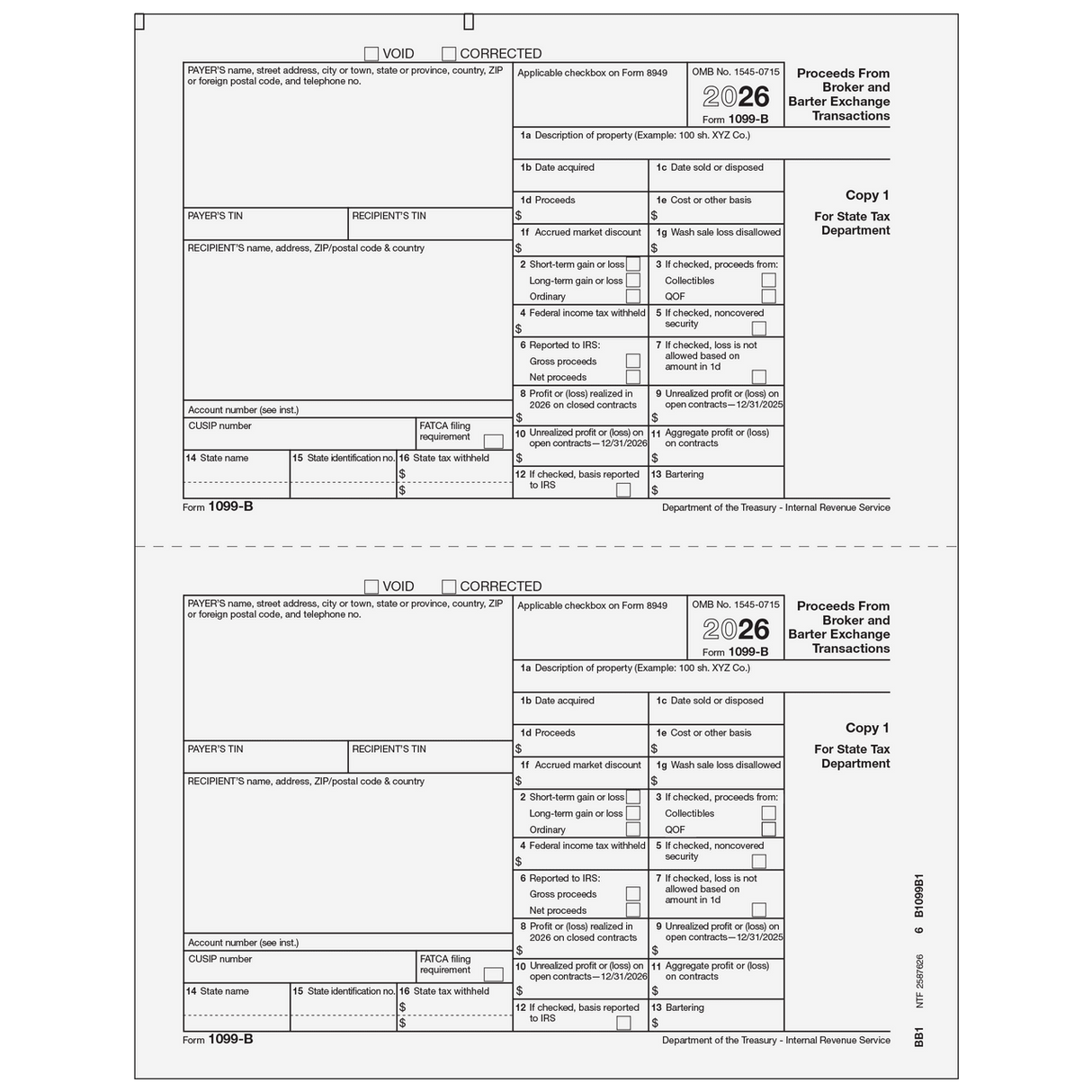 2026 1099-B Payer State Copy 1