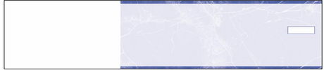 3-On-A-Page Manual Checks - Marble Blue