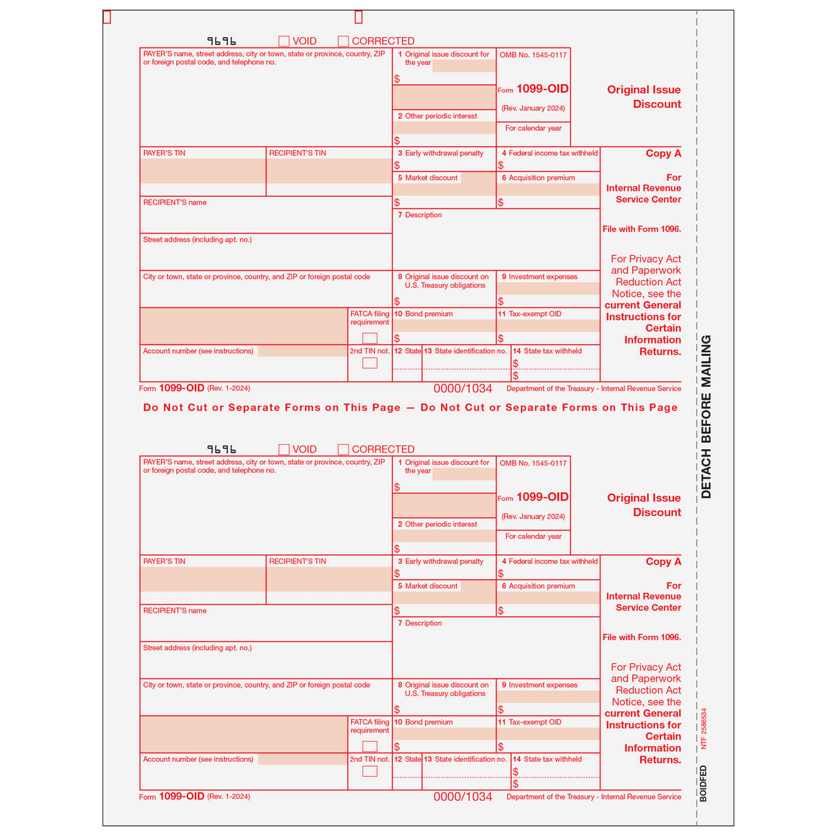 2026 1099-OID Federal Copy A