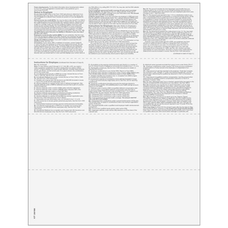 2026 W-2 4-Up Horizontal Double Window Envelope for BW24DWNA - Moisture Seal