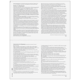 Form W-2 Employee Federal and Record Copies B/C - 25 Qty