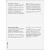 Form W-2 Copy 1/D Employer State, City or Local, and Record Copy - 25 Qty