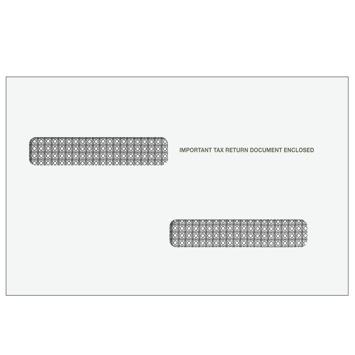 4up 1099-R Double Window Envelope (for Inserting Equipment) - 500 Qty