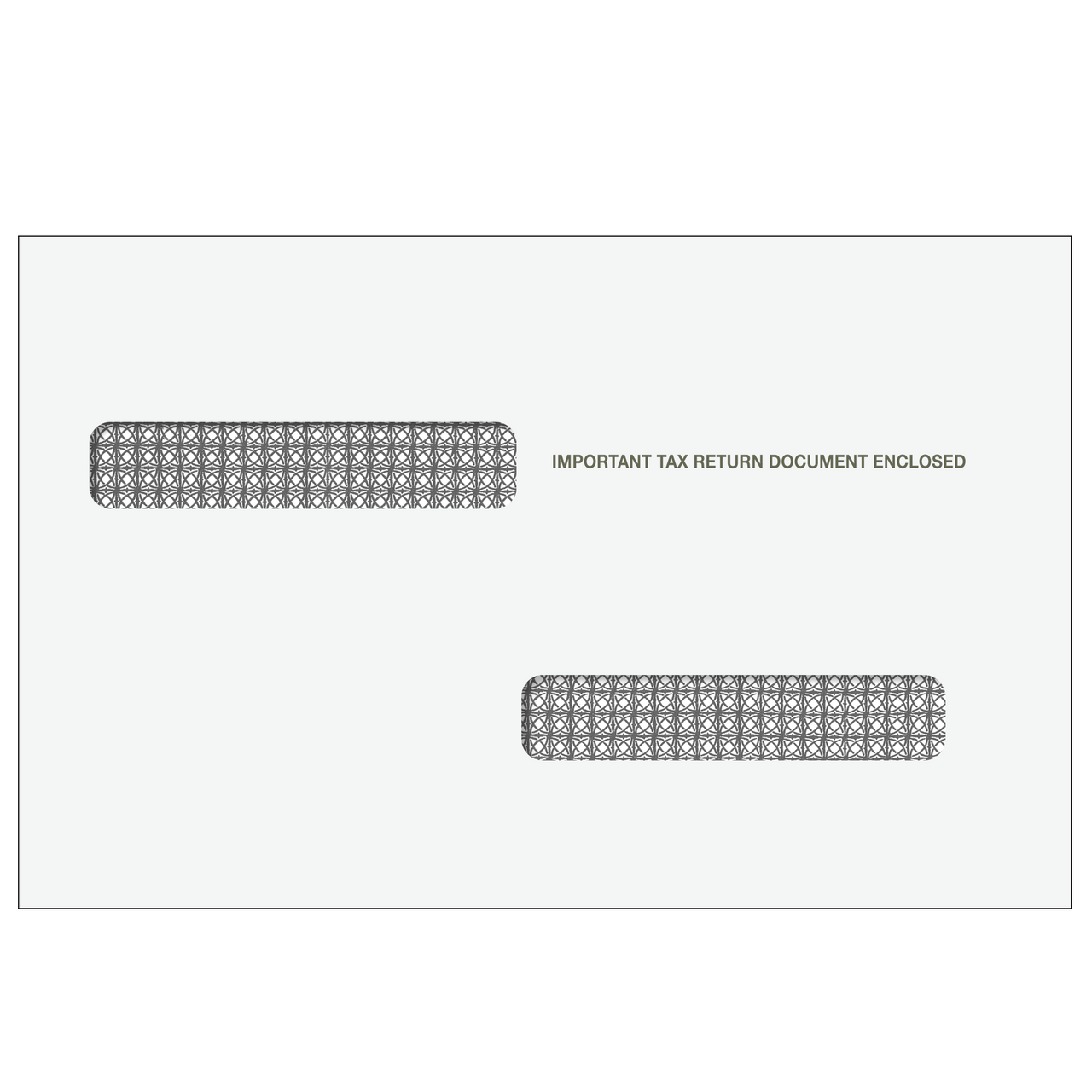 4up 1099-R Double Window Envelope (for Inserting Equipment) - 500 Qty