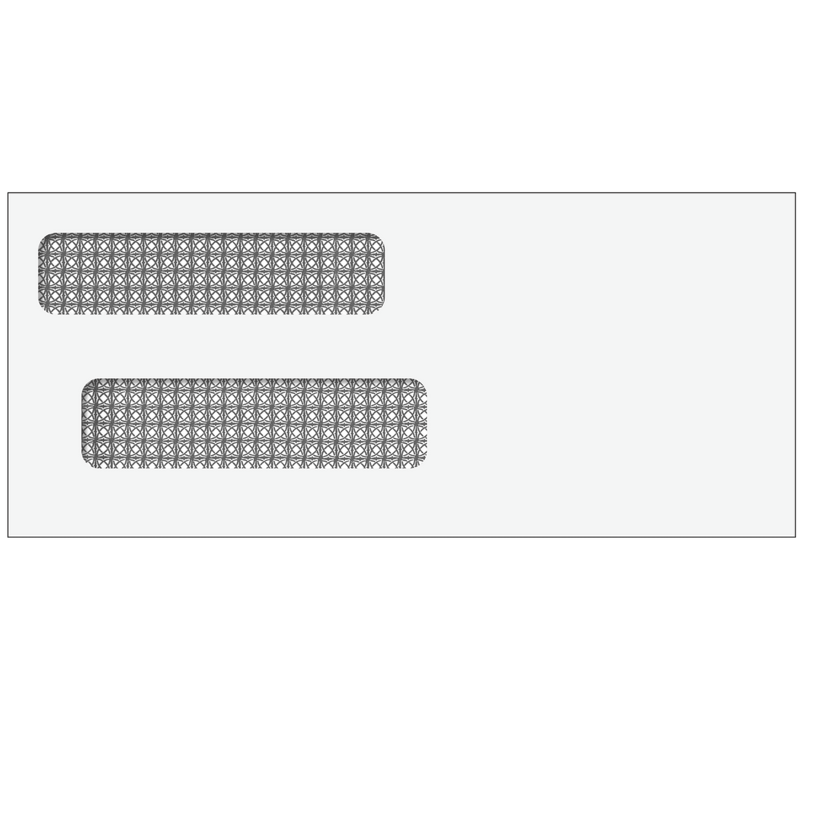 Double Window Envelope (Moisture Seal) 3 7/8 x 8 7/8 -500 Qty business envelope