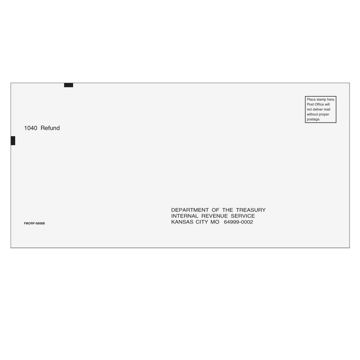 1040 Refund Envelope - Kansas City, MO business envelope
