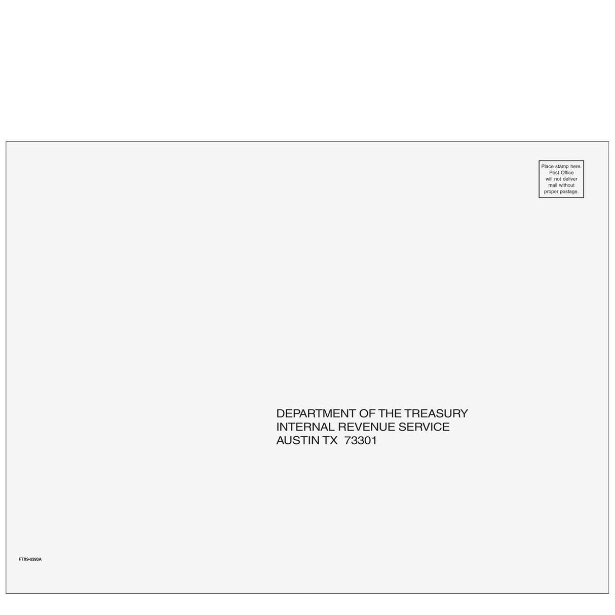 1040 All Returns Envelope - Austin, TX