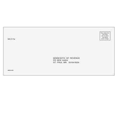 Minnesota State E-file Envelope