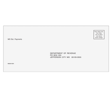 Missouri Estimate Envelope
