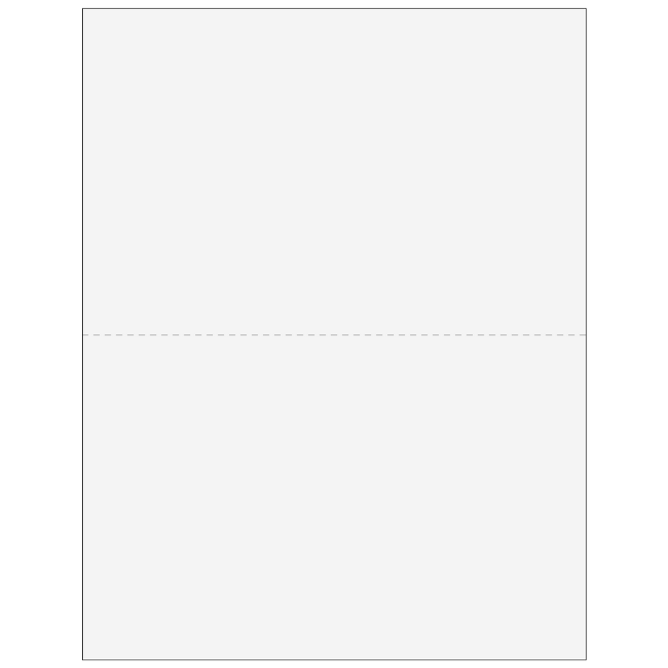 2026 1099 2-Up Blank Laser Paper with 1099-NEC Instructions on Both Panels
