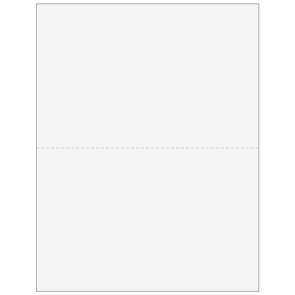 2026 1099 2-Up Blank Laser Paper with 1099-NEC Instructions on Both Panels