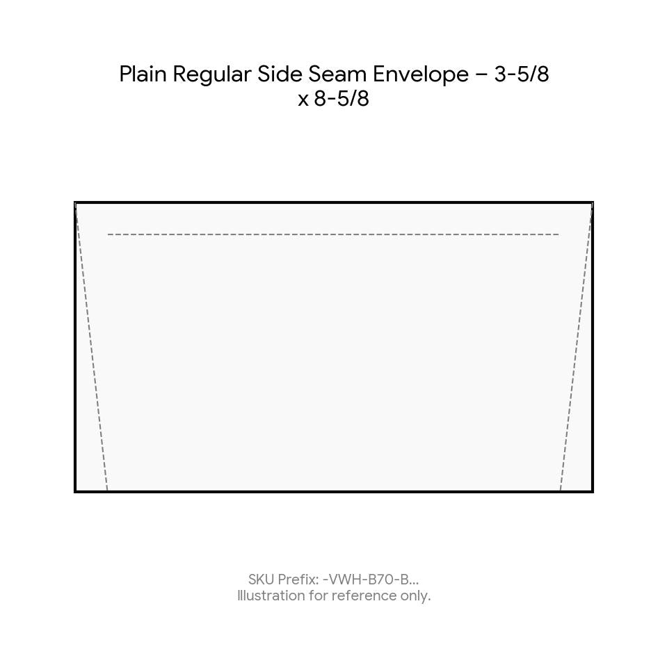 Plain Regular Side Seam Envelope – 3-5/8 x 8-5/8 product image