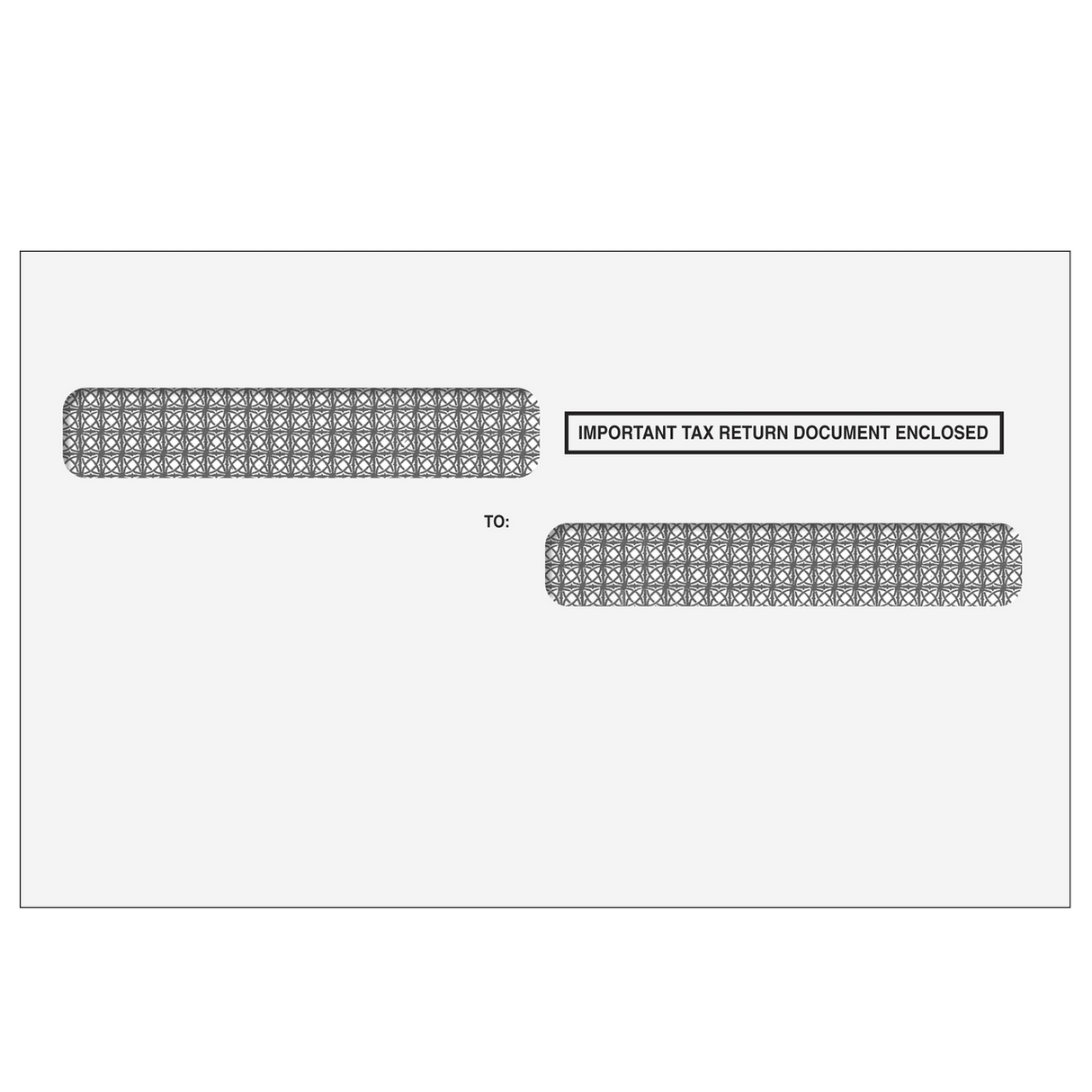 2026 1099-R 4-Up Double Window Envelope for High-Speed Inserting Equipment - Moisture Seal