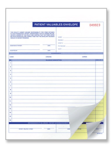 Valuables Envelopes (500/per carton)