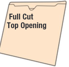 Standard Single-Ply, Top-Loading Pocket, Manila, Fastener Position-None, 100/Pk