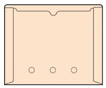 Letter-Size, Dental File Jacket, Manila, 50/Pkg