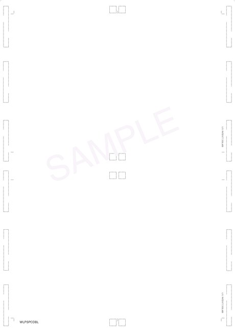 2-Up Postcard Blank, 100# Tag, 8-1/2" X 12" V-Fold - Choice Checks