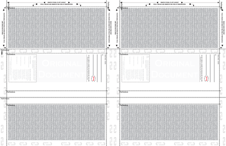 Check, Stock, Blank, 24#, 8-1/2" x 11" Z-Fold - Choice Checks