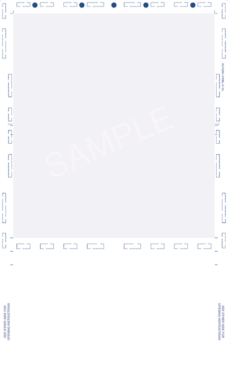 Form, Blue 288, One blockout 28# MOCR, 8-1/2" x 14 Z-Fold - Choice Checks