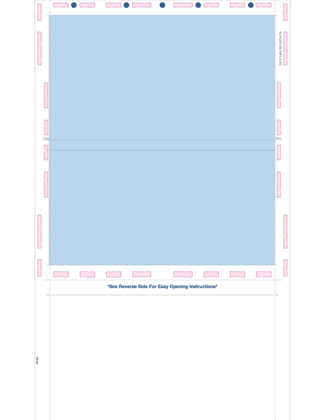Form, Blue 288, Two blockouts, 28#MOCR, 8-1/2" x 14" Z-Fold - Choice Checks