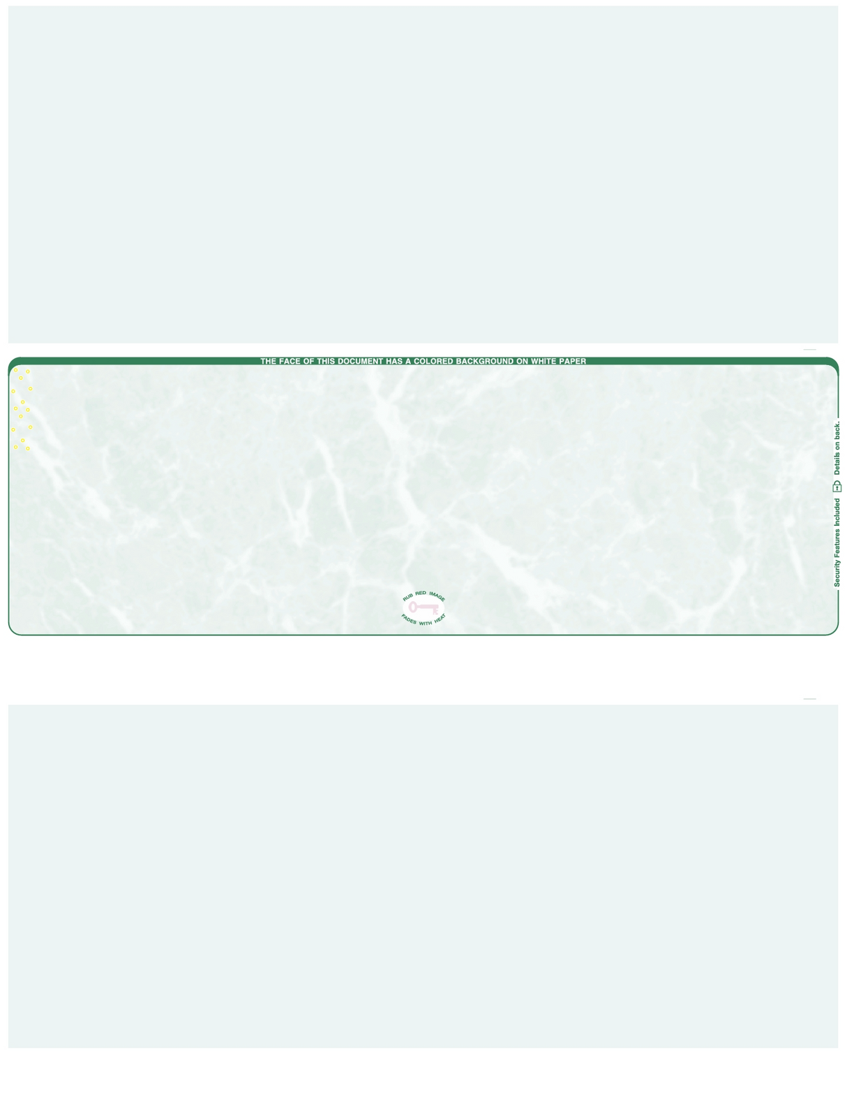 Marble Blank Business Checks in Middle - Choice Checks