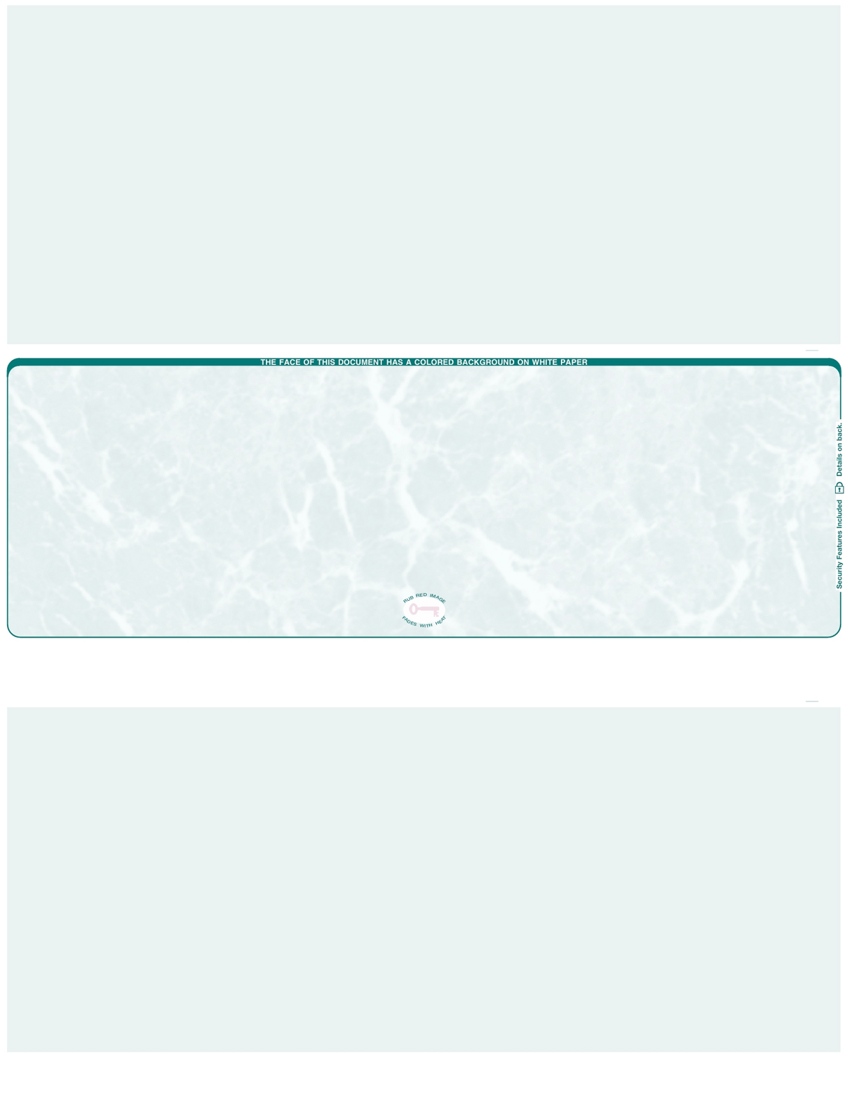 Marble Blank Business Checks in Middle - Choice Checks