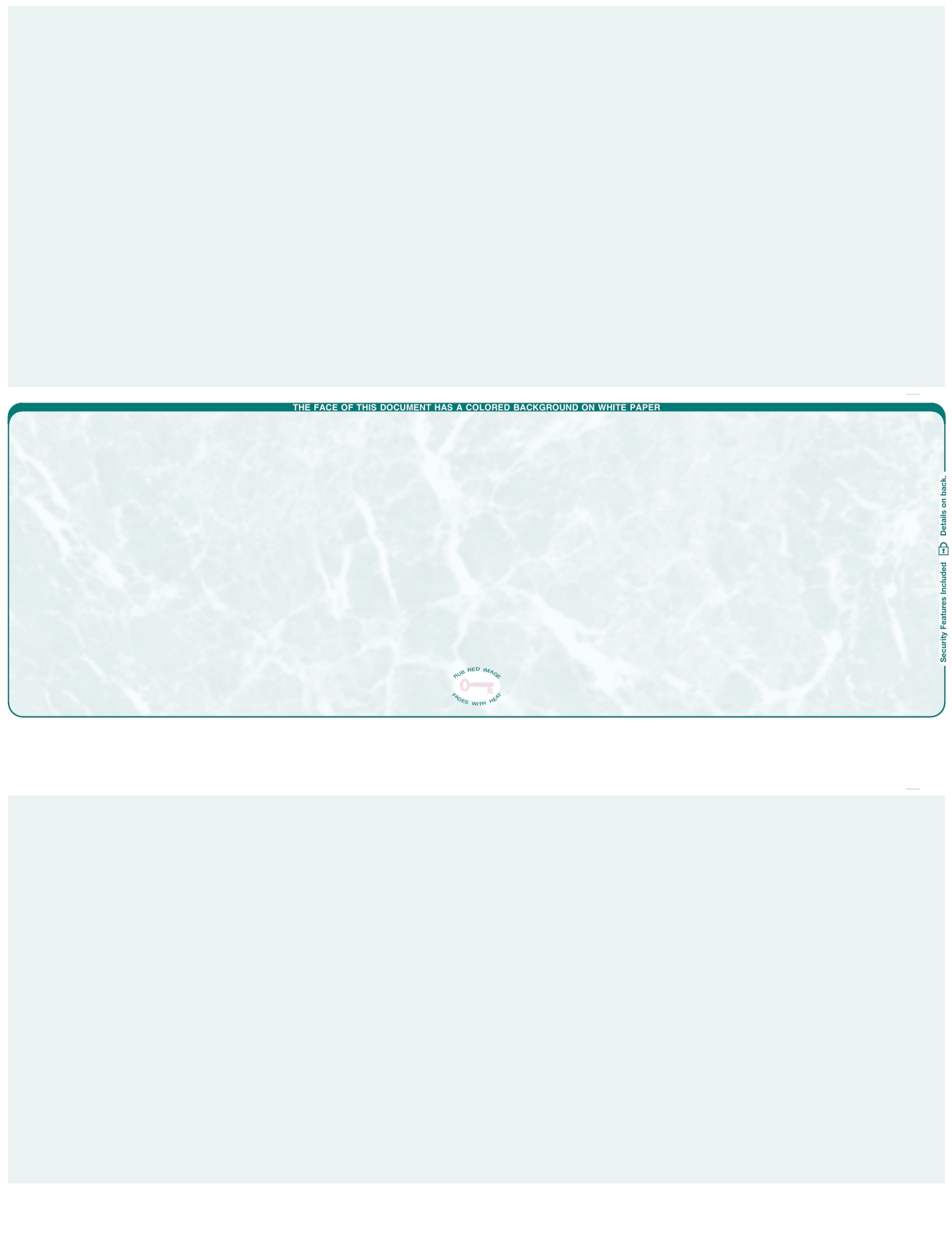 Marble Blank Business Checks in Middle - Choice Checks