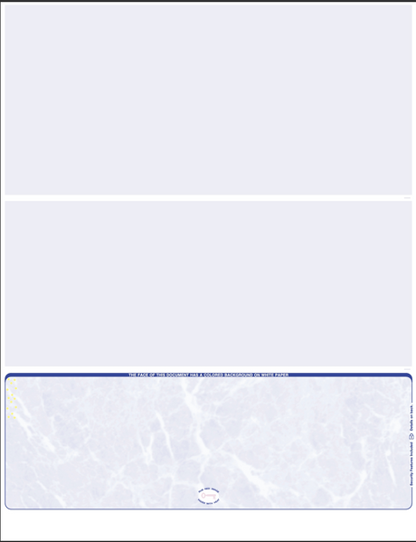 Marble Blank Business Checks Bottom - Choice Checks